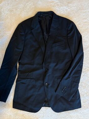Bonobos, New Black Men's Suit/Jacket/Blazer, size 42L, wool blend